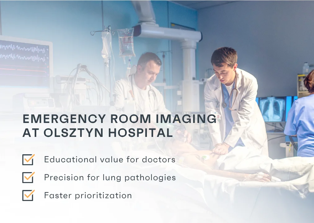 Emergency and ICU workflow value illustration two