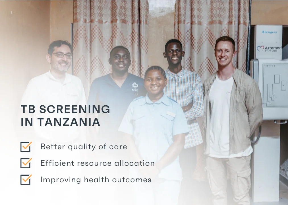 Tuberculosis screening workflow value illustration two